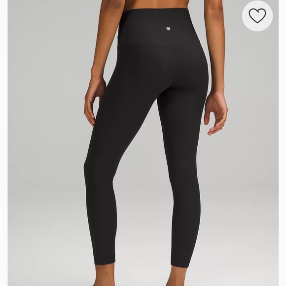 Lululemon Align High-Rise Ribbed Leggings 28” - Picture 1 of 4